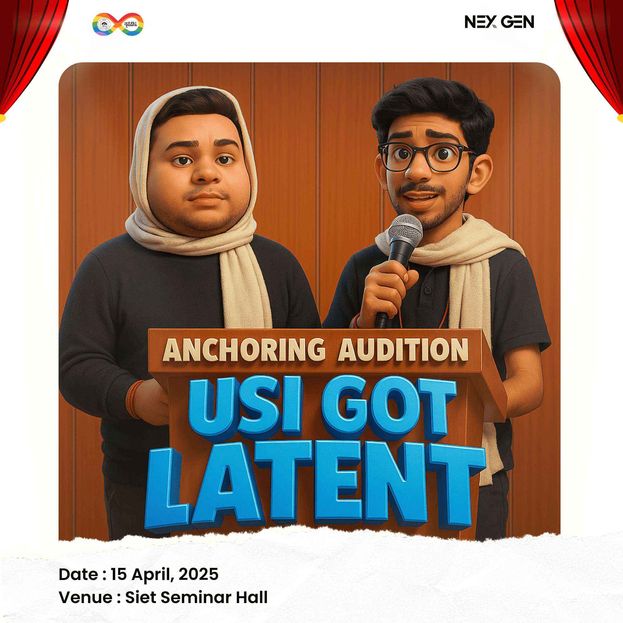 UGL Audition Poster